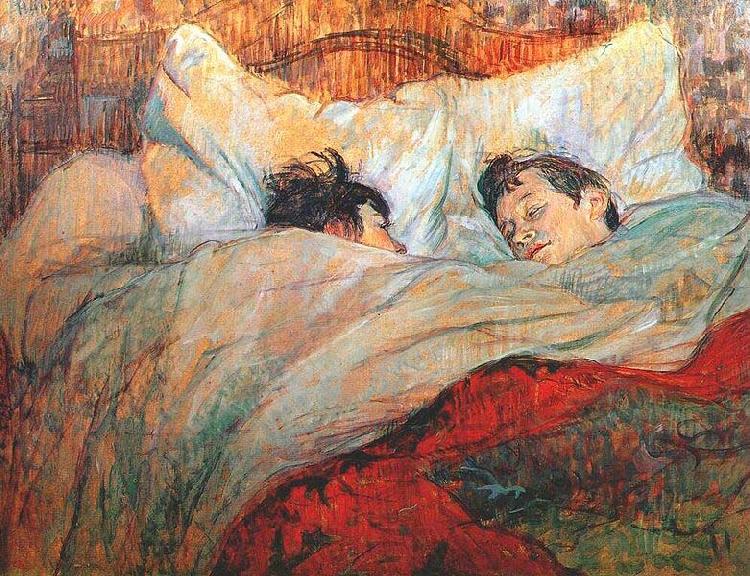 Henri de toulouse-lautrec In Bed, Norge oil painting art